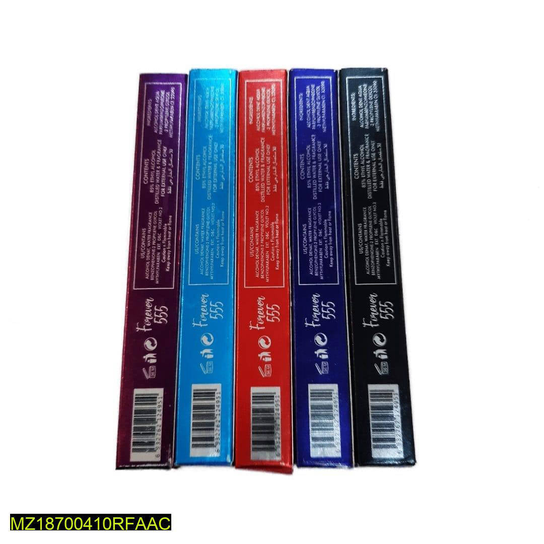 Long Lasting Mens Pocket Perfume Pack of 5
