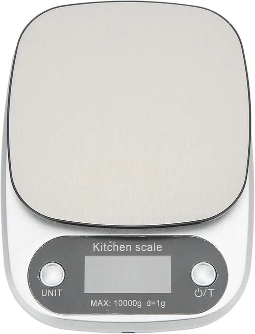 Digital Kitchen Scale 10kg Silver ABS