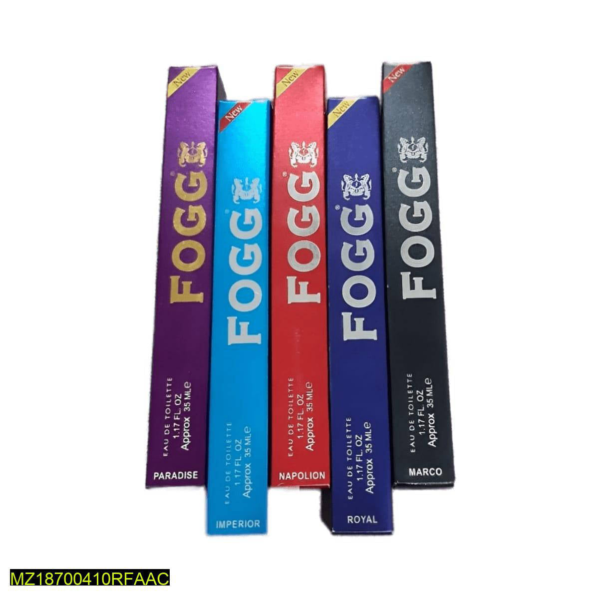 Long Lasting Mens Pocket Perfume Pack of 5