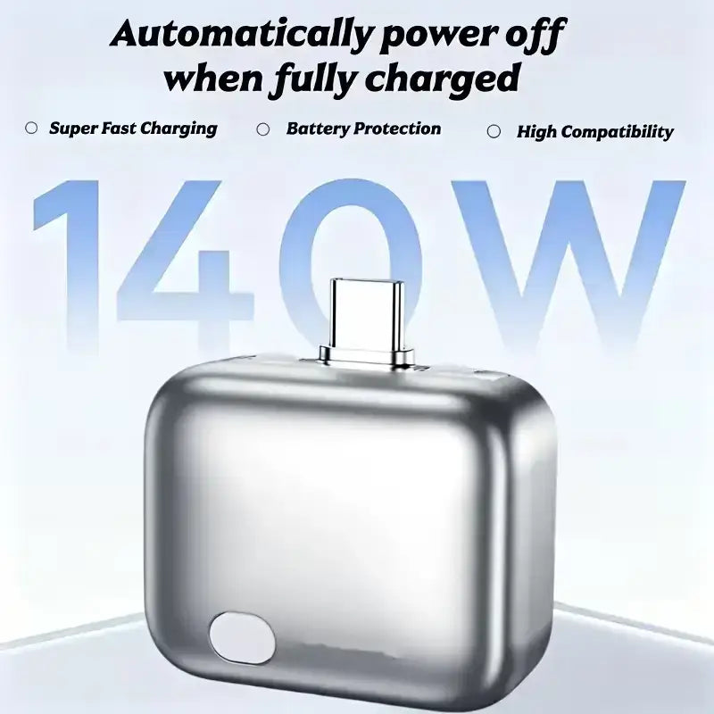 Smart Auto Power Off Charger Protector 140W with AI Full Charge Disconnect Function