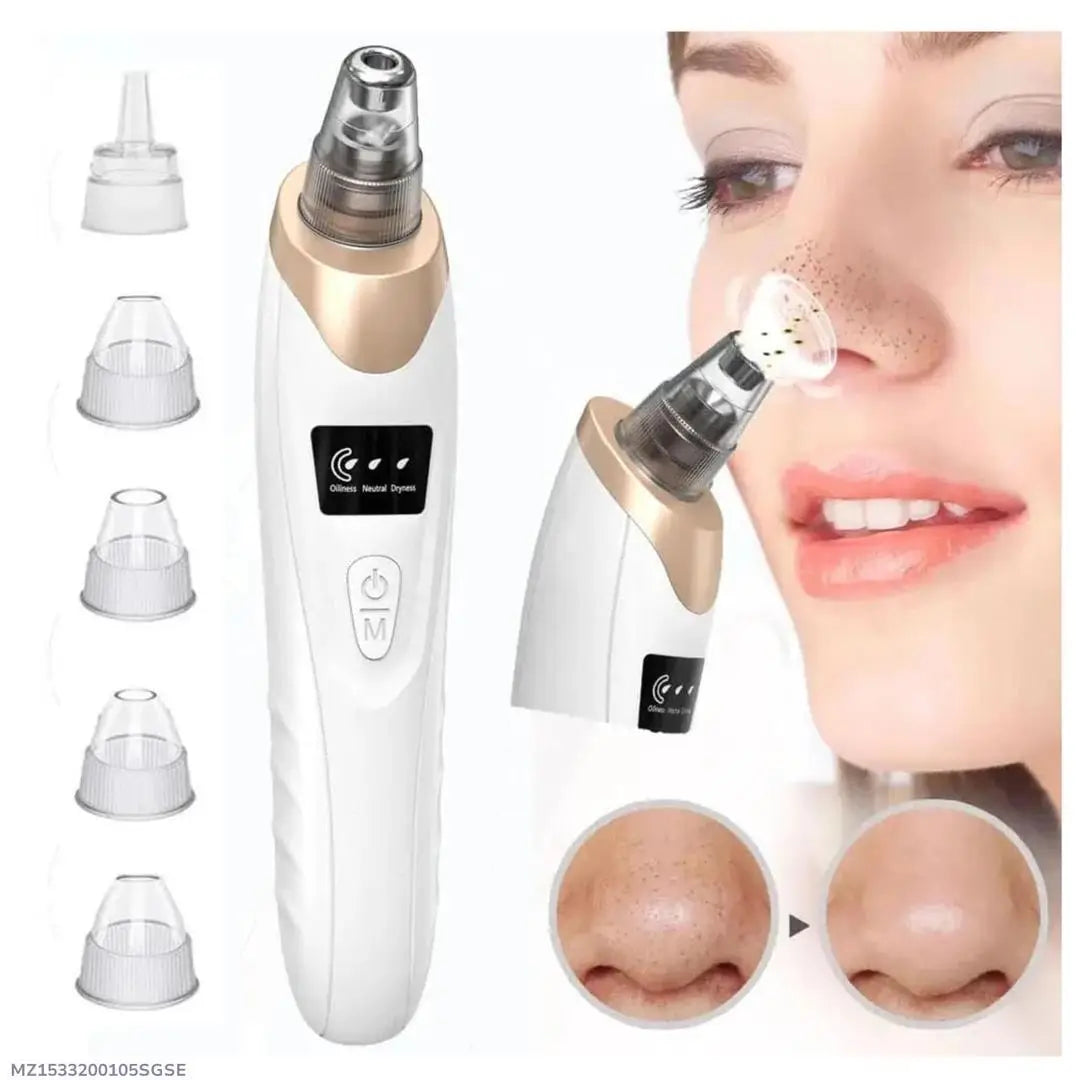 Rechargeable Blackhead Remover with Detachable Head