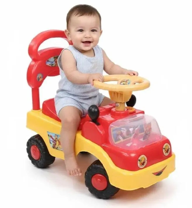 Colorful Plastic Car Toy - 1 Pc  Random Color