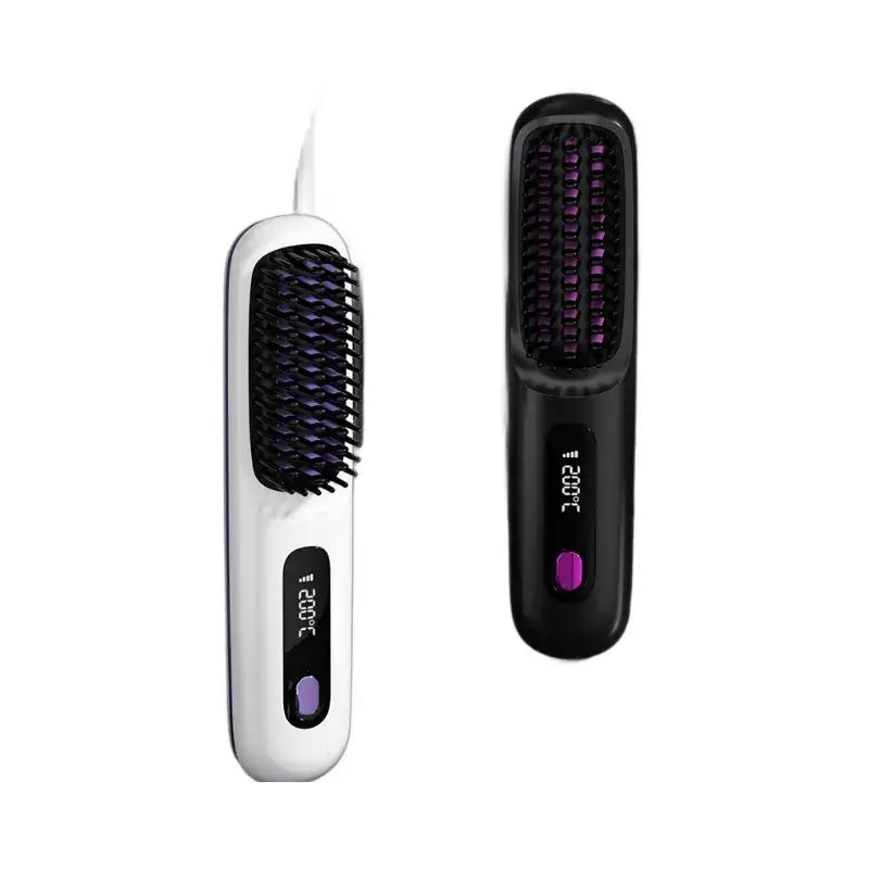 Cross-border LCD Wireless Hair Straightener